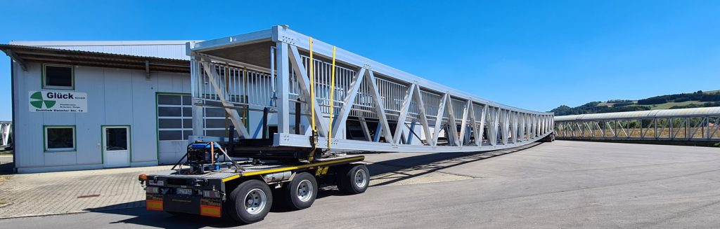 Aluminiumbrücken Transport