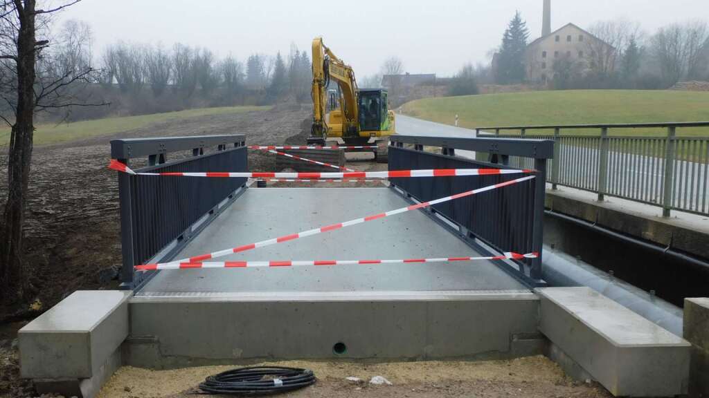 Aluminiumbrücke mit geringer Bauhöhe