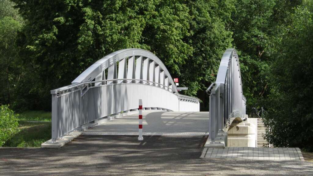 Aluminiumbrücke mit 37m Spannweite