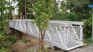 Alte ruggbachbrücke beim Weidenweg nur 1,18m breit